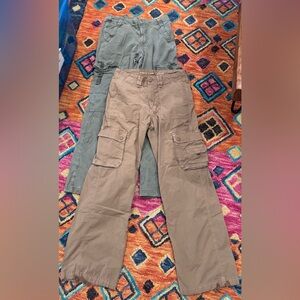 Two Pairs American Eagle Pants Size 6